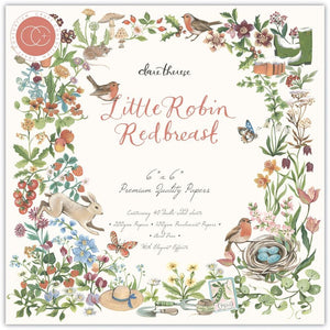 Scrapbooking  Craft Consortium Double-Sided Paper Pad 6"X6" 40/Pkg Little Robin Redbreast Paper Pad