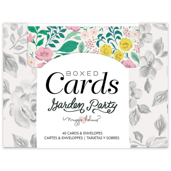 Scrapbooking  Maggie Holmes Garden Party A2 Cards W/Envelopes (4.375