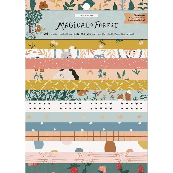 Scrapbooking  *** On Backorder **Magical Forest Single-Sided Card Making Pad 6