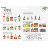 Scrapbooking  Crate Paper Mittens & Mistletoe Advent Calendar 40/Pkg Makes 25 Houses kit