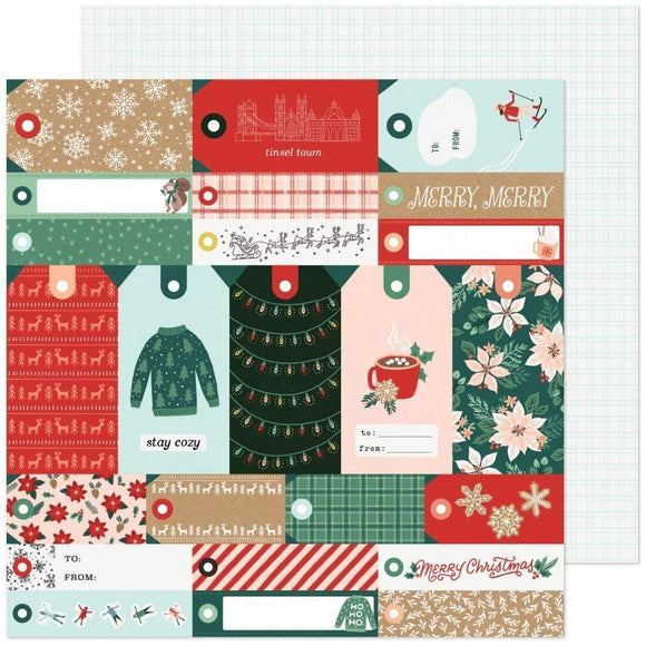 Scrapbooking  Busy Sidewalks Double-Sided Cardstock 12