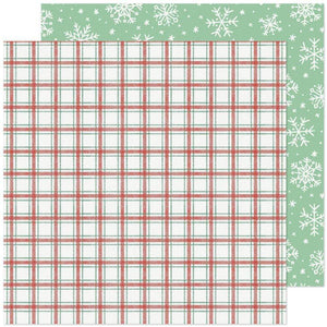 Scrapbooking  Busy Sidewalks Double-Sided Cardstock 12"X12" - Snow Day Paper 12"x12"