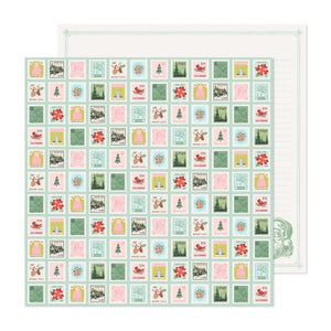 Scrapbooking  Crate Paper Mittens & Mistletoe Double-Sided Cardstock 12"X12" - Dear Santa Paper 12"x12"