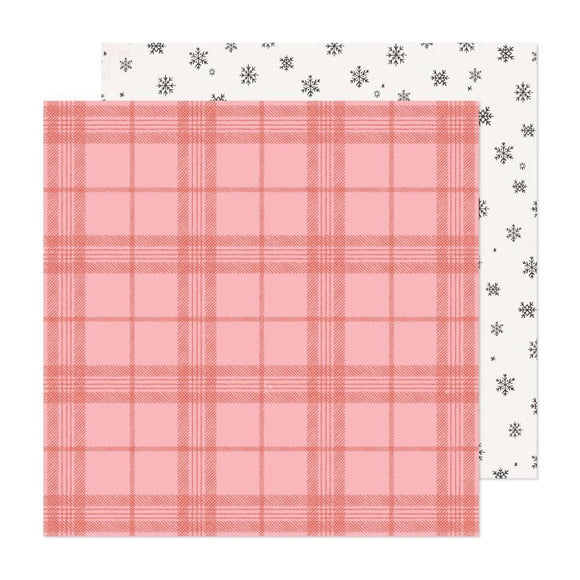 Scrapbooking  Crate Paper Mittens & Mistletoe Double-Sided Cardstock 12