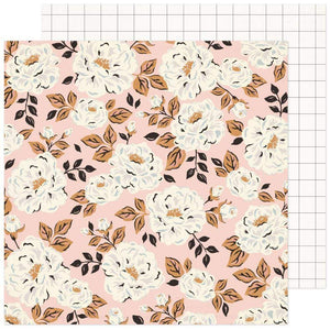 Scrapbooking  Fresh Bouquet Double-Sided Cardstock Paper 12"X12" - Flora Paper 12"x12"