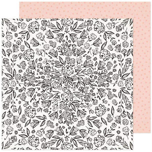Scrapbooking  Fresh Bouquet Double-Sided Cardstock Paper 12"X12" - Gardens Paper 12"x12"