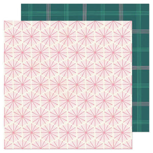 Scrapbooking  Hey, Santa Double-Sided Cardstock 12"X12"- Peppermint Paper 12"x12"