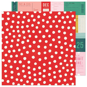 Scrapbooking  Hey, Santa Double-Sided Cardstock 12"X12"- Very Merry Paper 12"x12"