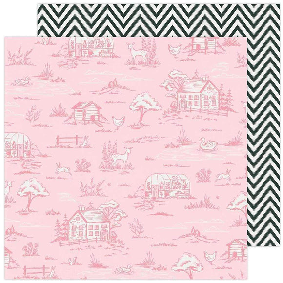 Scrapbooking  Maggie Holmes Garden Party Double-Sided Cardstock 12