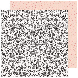 Scrapbooking  Maggie Holmes Marigold Double-Sided Cardstock 12"X12" -  Freshly Picked Paper 12"x12"