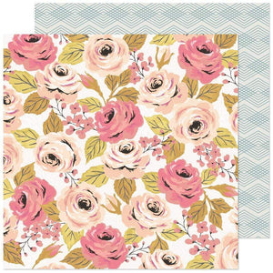 Scrapbooking  Maggie Holmes Marigold Double-Sided Cardstock 12"X12" -  Full of Grace Paper 12"x12"