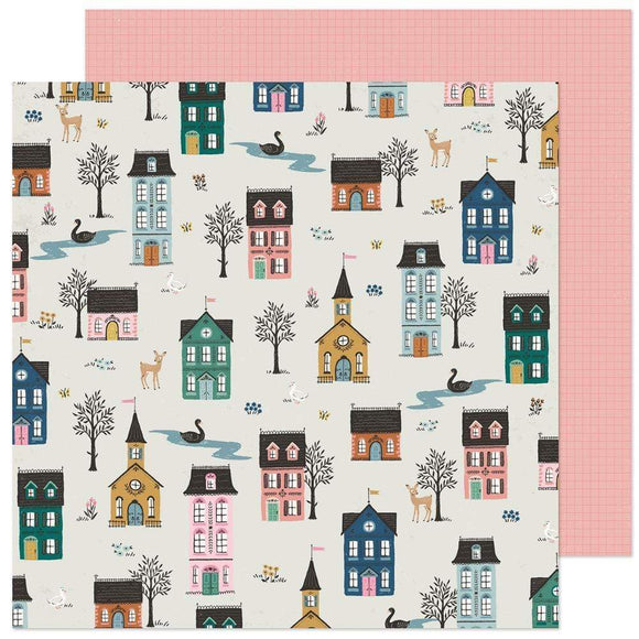 Scrapbooking  Maggie Holmes Marigold Double-Sided Cardstock 12