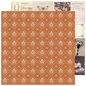 Scrapbooking  Maggie Holmes Marigold Double-Sided Cardstock 12"X12" -  Our Story Paper 12"x12"