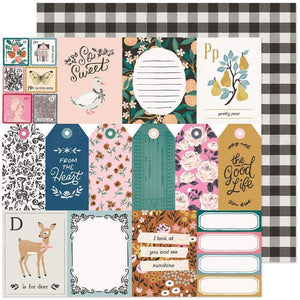 Scrapbooking  Maggie Holmes Marigold Double-Sided Cardstock 12"X12" -  The Good Life Paper 12"x12"