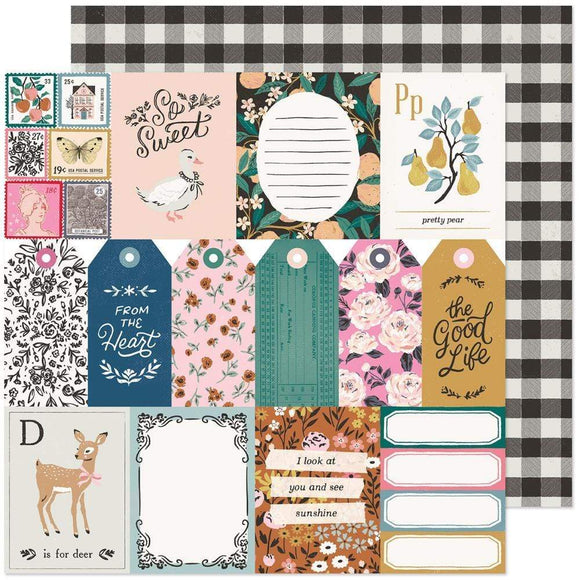 Scrapbooking  Maggie Holmes Marigold Double-Sided Cardstock 12