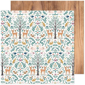 Scrapbooking  Maggie Holmes Marigold Double-Sided Cardstock 12"X12" -  Very Dear Paper 12"x12"