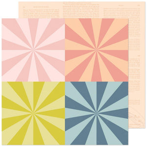 Scrapbooking  Maggie Holmes Market Square Double-Sided Cardstock 12"X12" - Big Magic Paper 12"x12"