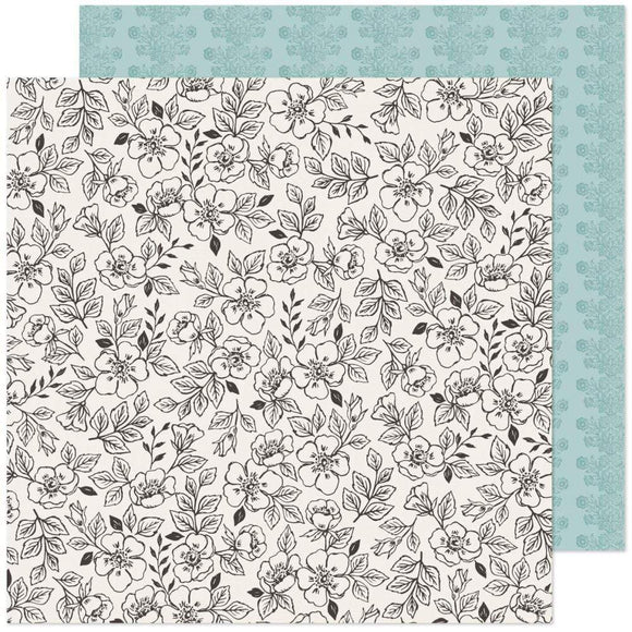 Scrapbooking  Maggie Holmes Market Square Double-Sided Cardstock 12