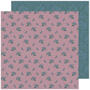 Scrapbooking  Maggie Holmes Market Square Double-Sided Cardstock 12"X12" - Very Berry Paper 12"x12"