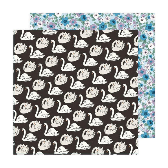 Scrapbooking  Maggie Holmes Round Trip Double-Sided Cardstock 12