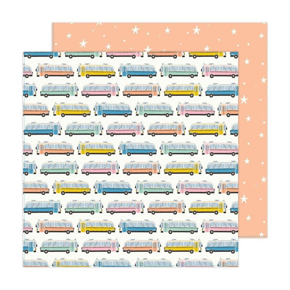 Scrapbooking  Maggie Holmes Round Trip Double-Sided Cardstock 12