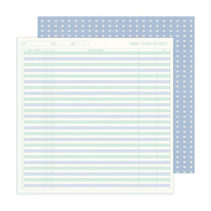 Scrapbooking  Maggie Holmes Round Trip Double-Sided Cardstock 12"X12" - Documented Paper 12"x12"