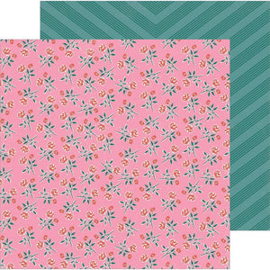 Scrapbooking  All Heart Double-Sided Cardstock 12"X12" - Rose Paper 12x12