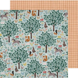 Scrapbooking  Magical Forest Double-Sided Cardstock 12"X12" - Imaginary Paper 12x12