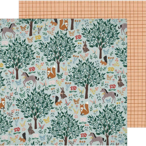 Scrapbooking  Magical Forest Double-Sided Cardstock 12