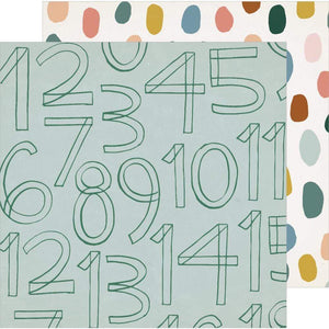 Scrapbooking  Magical Forest Double-Sided Cardstock 12"X12" - Little Paper 12x12