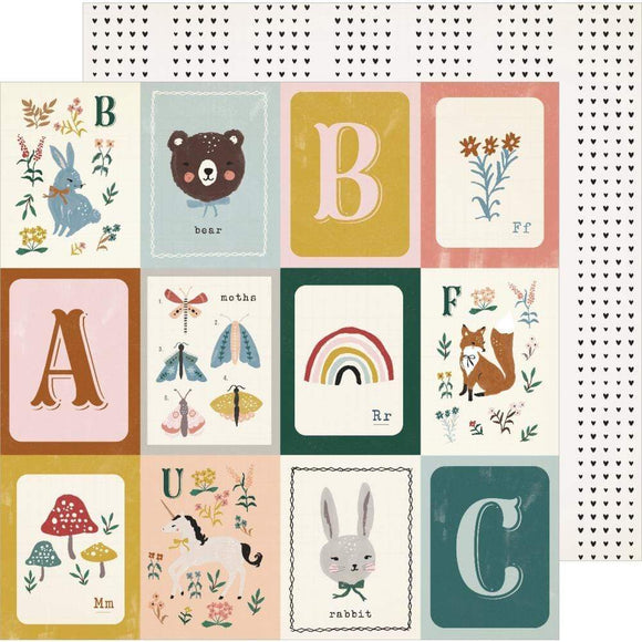 Scrapbooking  Magical Forest Double-Sided Cardstock 12
