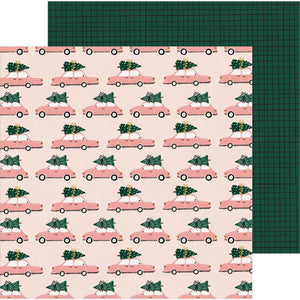 Scrapbooking  ***In Transit *** Snowflake Double-Sided Cardstock 12"X12" - Very Merry Paper 12x12