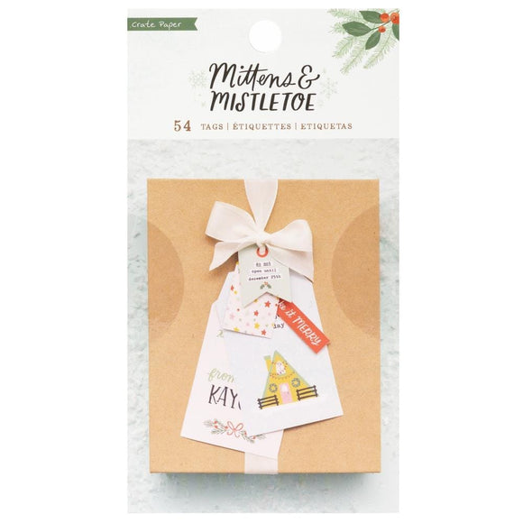 Scrapbooking  Crate Paper Mittens & Mistletoe Book Of Tags 3