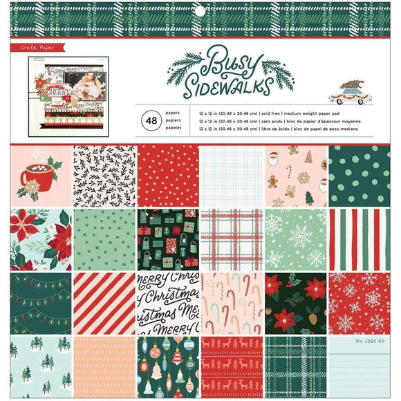 Scrapbooking  Crate Paper Single-Sided Paper Pad 12