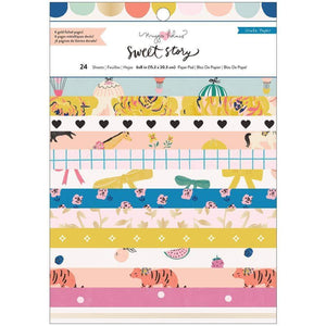 Scrapbooking  Maggie Holmes Sweet Story Single-Sided Card Making Pad 6"X8" 24/Pkg Paper Pad