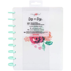Scrapbooking  Maggie Holmes Day-To-Day Undated 12 Month Planner 7.5"X9.5" Blossom Planner