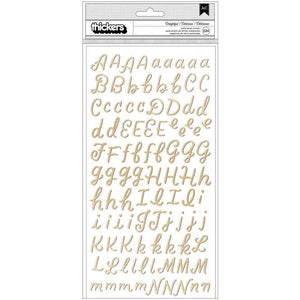 Scrapbooking  Maggie Holmes Marigold Thickers Stickers 224/Pkg Puffy Stickers