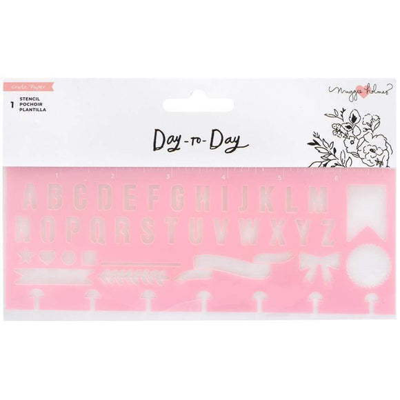 Scrapbooking  Maggie Holmes Day-To-Day Planner Stencil 7