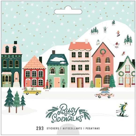 Scrapbooking  Busy Sidewalks Sticker Book 293/Pkg stickers