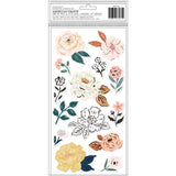 Scrapbooking  Fresh Bouquet Thickers Stickers 29/Pkg Bouquet Accent/Foam stickers