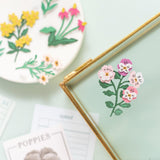 Scrapbooking  Maggie Holmes Garden Party Layered Stickers 6/Pkg stickers