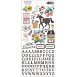 Scrapbooking  Maggie Holmes Market Square Cardstock Stickers 6"X12" 129/Pk stickers