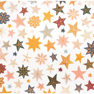 Scrapbooking  ***On Backorder** Snowflake Double-Sided Foiled Cardstock 12"X12" Joyous W/Copper Foil stickers