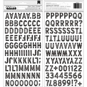 Scrapbooking  Snowflake Thickers Stickers 176/Pkg Comfort Alpha/Foam stickers