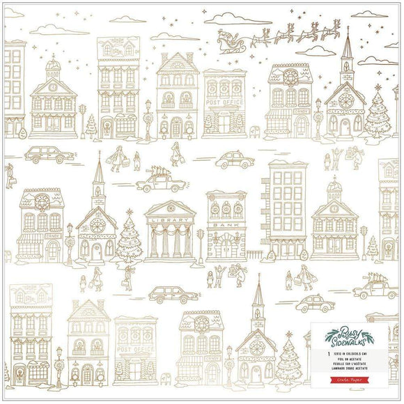 Scrapbooking  Busy Sidewalks Specialty Paper 12