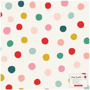 Scrapbooking  Hey, Santa Printed Vellum 12"X12" Gumdrop vellum