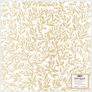 Scrapbooking  Maggie Holmes Marigold Single-Sided Vellum 12"X12" Golden Hour W/Foil Accents Vellum and Acetate