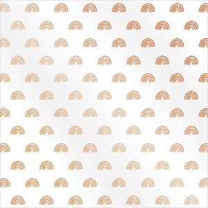 Scrapbooking  Magical Forest Printed Vellum 12"X12" Dreamer W/Copper Foil Accents Paper 12x12
