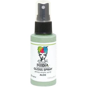 Scrapbooking  Dina Wakley Media Gloss Sprays 1.9oz - Aloe Mists and Sprays