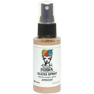 Scrapbooking  Dina Wakley Media Gloss Sprays 1.9oz - Apricot Mists and Sprays